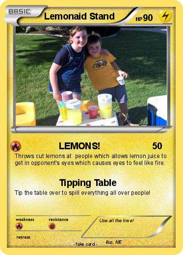 Pokemon Lemonaid Stand