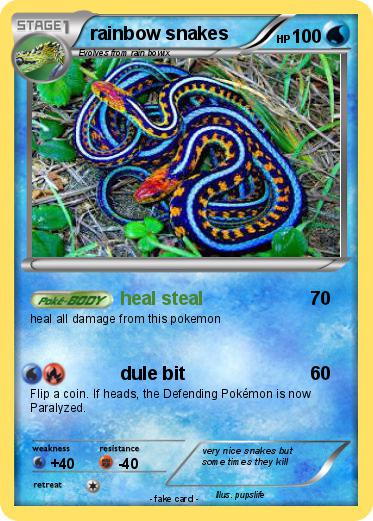 Pokemon rainbow snakes