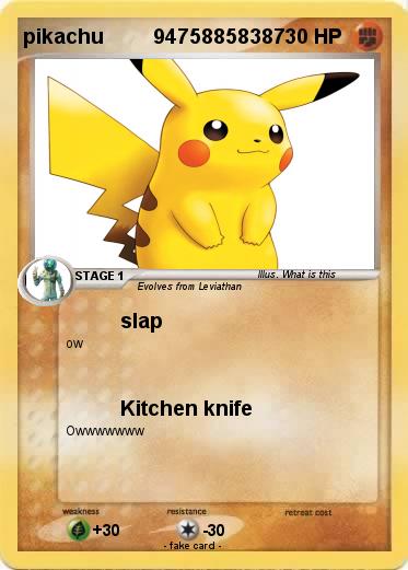 Pokemon pikachu         94758858387