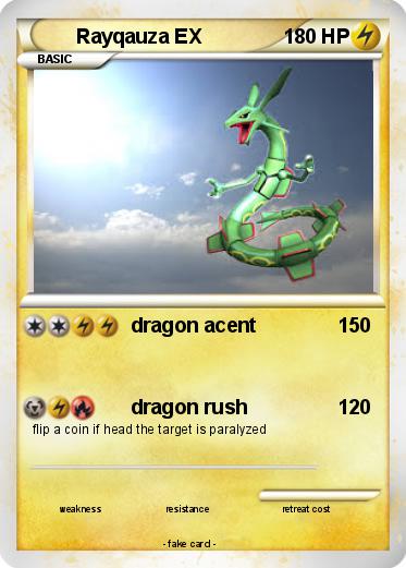 Pokemon Rayqauza EX