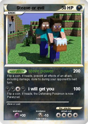 Pokemon Steave or evil
