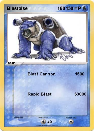 Pokemon Blastoise                       160