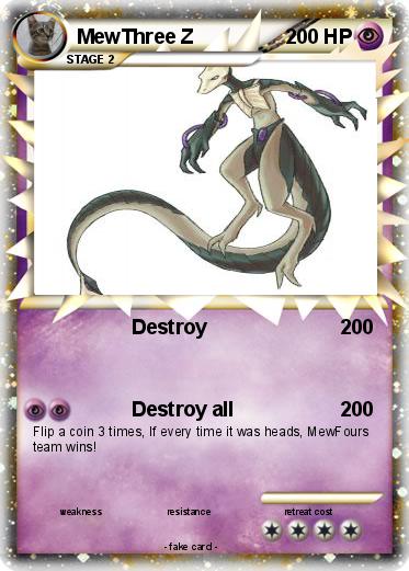 Pokemon MewThree Z