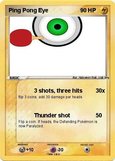Pokemon Ping Pong Eye
