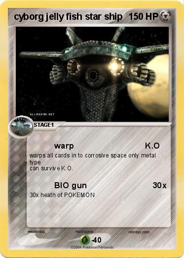 Pokemon cyborg jelly fish star ship