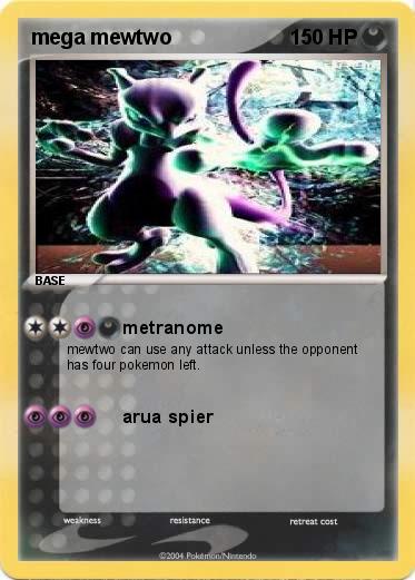 Pokemon mega mewtwo