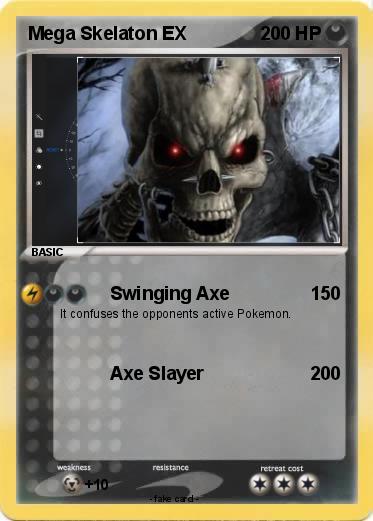 Pokemon Mega Skelaton EX