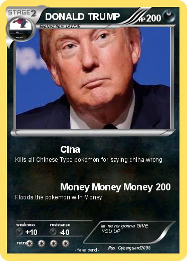 Pokemon DONALD TRUMP