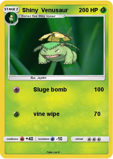 Pokemon Shiny  Venusaur