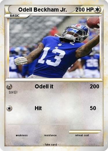 Pokemon Odell Beckham Jr.