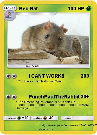 Pokemon Bed Rat
