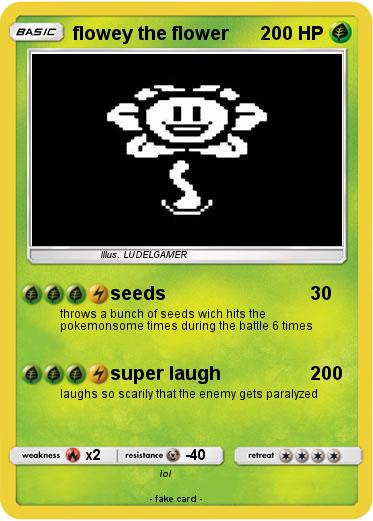 Pokemon flowey the flower