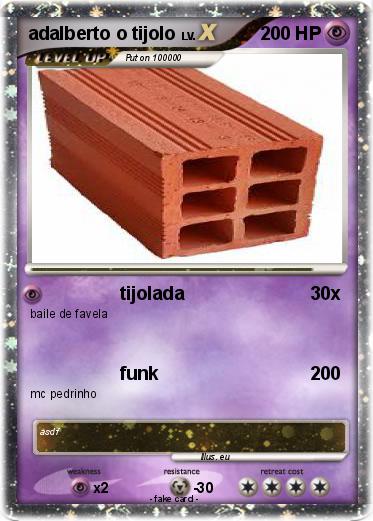 Pokemon adalberto o tijolo