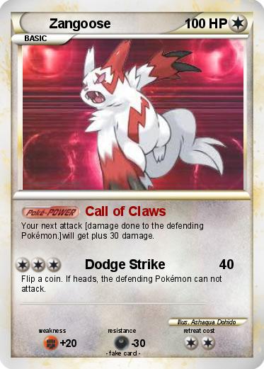 Pokemon Zangoose