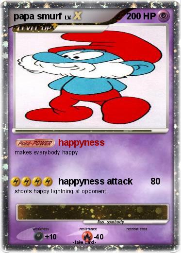 Pokemon papa smurf