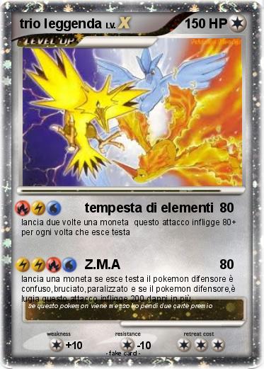 Pokemon trio leggenda