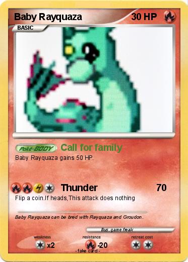 Pokemon Baby Rayquaza