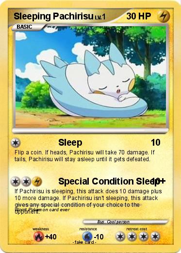 Pokemon Sleeping Pachirisu