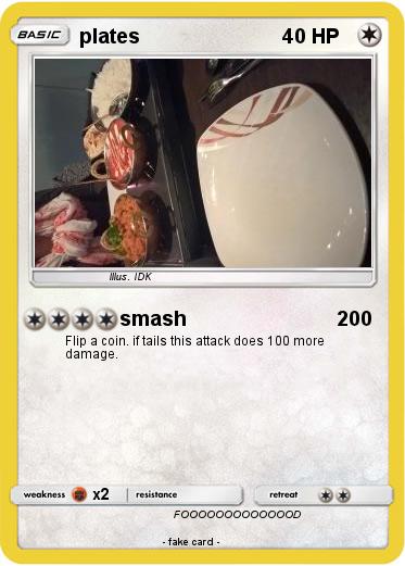 Pokemon plates