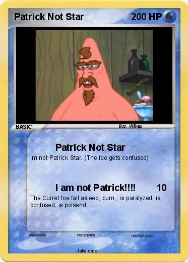 Pokemon Patrick Not Star