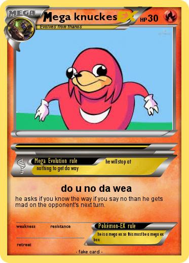 Pokemon ega knuckes
