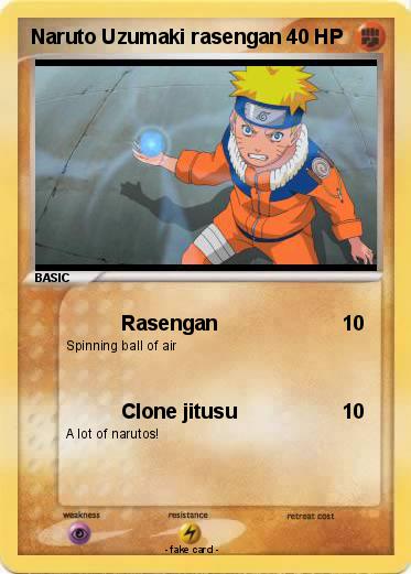 Pokemon Naruto Uzumaki rasengan