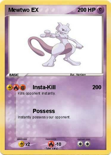 Pokemon Mewtwo EX