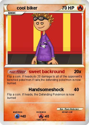 Pokemon cool biker