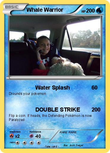 Pokemon Whale Warrior