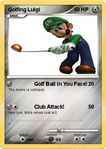 Pokemon Golfing Luigi