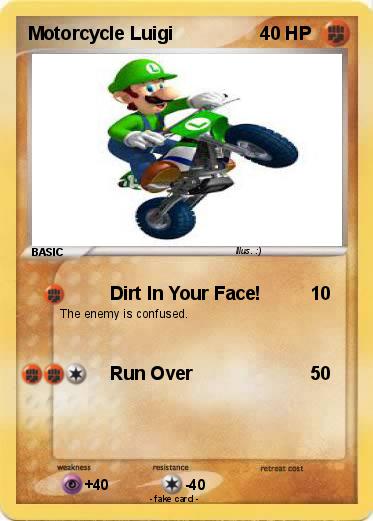 Pokemon Motorcycle Luigi