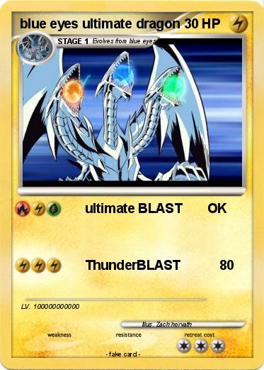 Pokemon blue eyes ultimate dragon