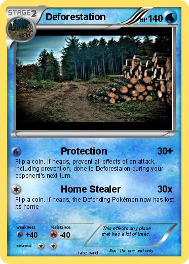 Pokemon Deforestation