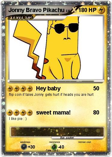 Pokemon Jonny Bravo Pikachu