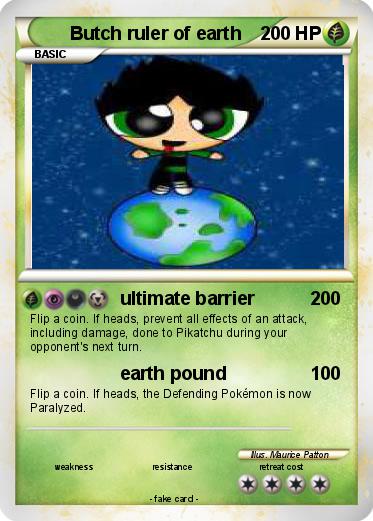 Pokemon Butch ruler of earth