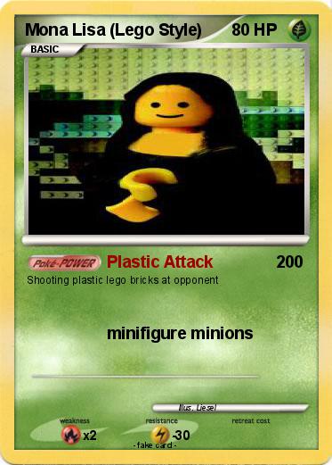 Pokemon Mona Lisa (Lego Style)
