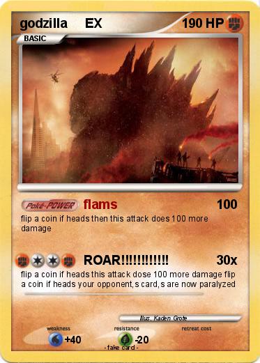 Pokemon godzilla     EX