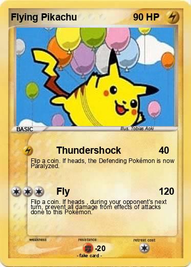 Pokemon Flying Pikachu