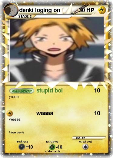 Pokemon denki loging on