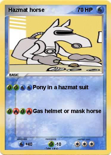 Pokemon Hazmat horse