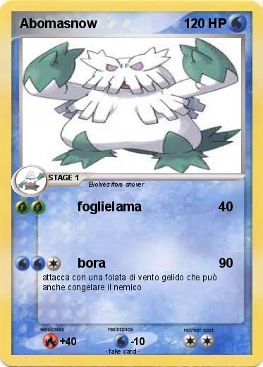 Pokemon Abomasnow