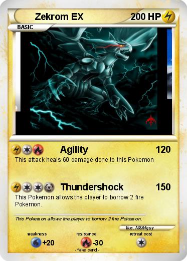 Pokemon Zekrom EX