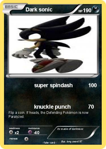 Pokemon Dark sonic