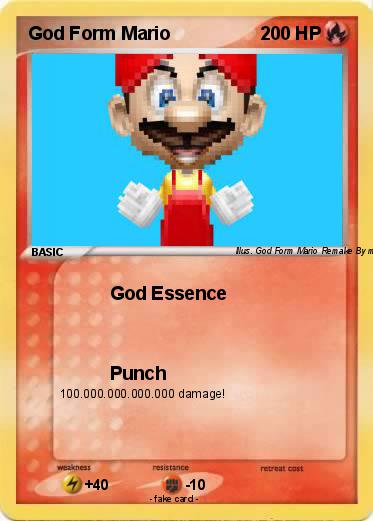 Pokemon God Form Mario