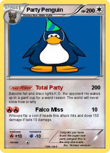 Pokemon Party Penguin