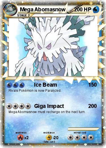 Pokemon Mega Abomasnow