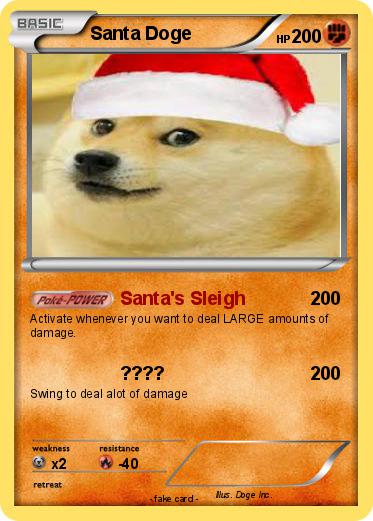 Pokemon Santa Doge