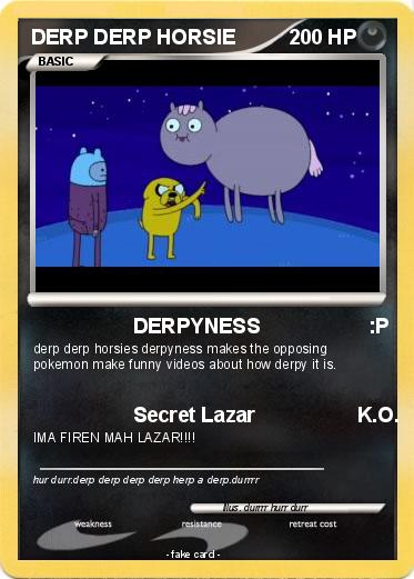 Pokemon DERP DERP HORSIE