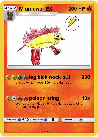 Pokemon M unicwar EX