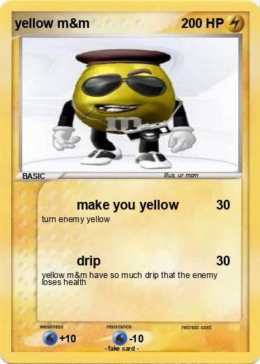 Pokemon yellow m&m